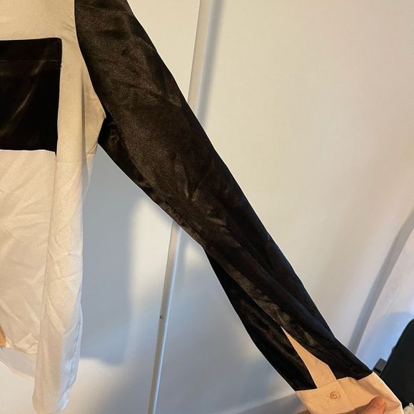 Calvin Klein Color Block Blouse - Picture 7 of 7